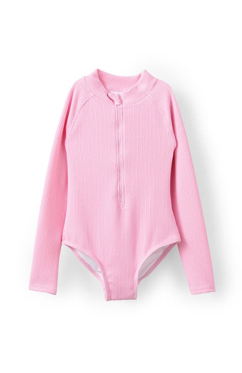 Shop Cotton On Kids Kid's Lydia One Piece In Fairy Pink Crinkle