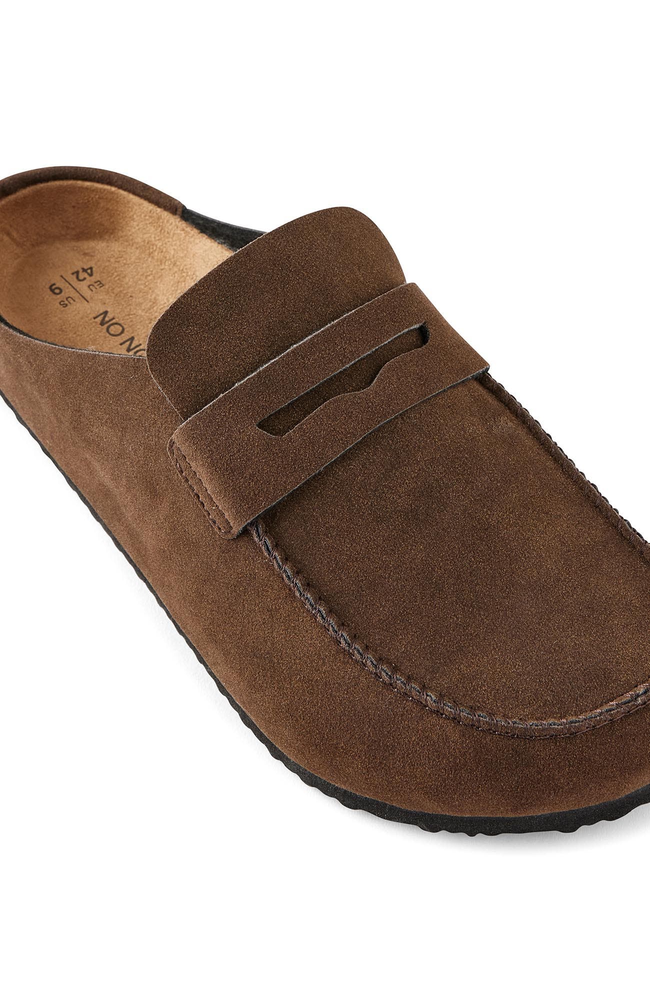 Cotton On Men's Loafer Slide, Alternate, color, Tobacco