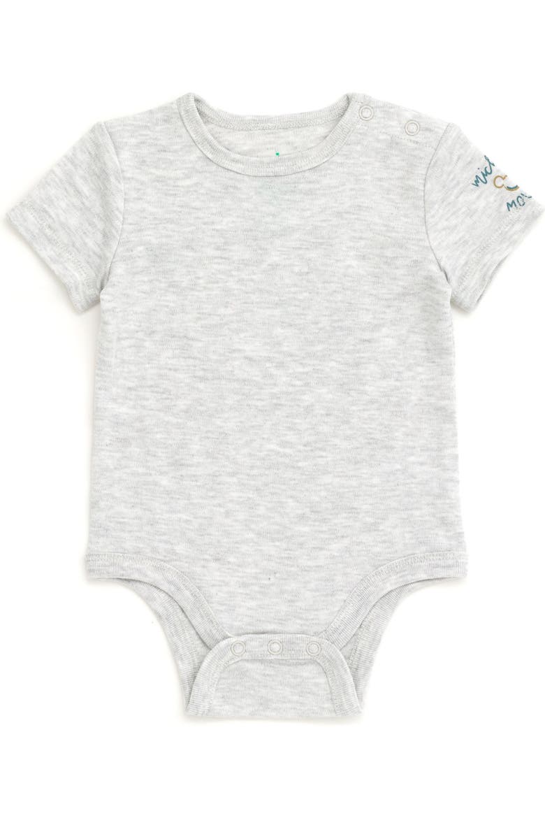 Mickey Mouse & Friends 2-Piece Bodysuit and Overalls Set, Alternate, color, Mickey Minnie Mint