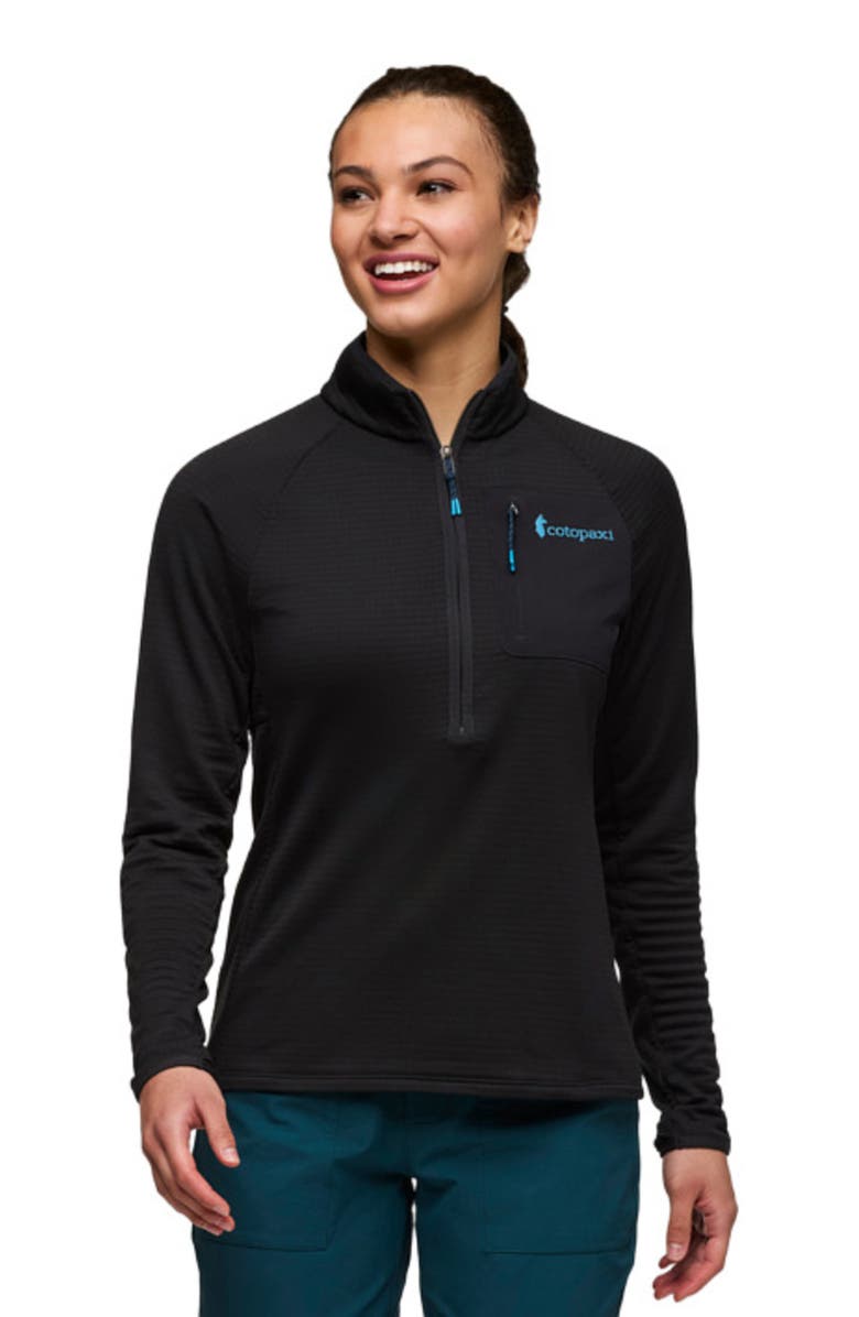 Cotopaxi-Amigos-24 Otero Fleece Half-Zip Pullover - Women's, Alternate, color, Cotopaxi Black