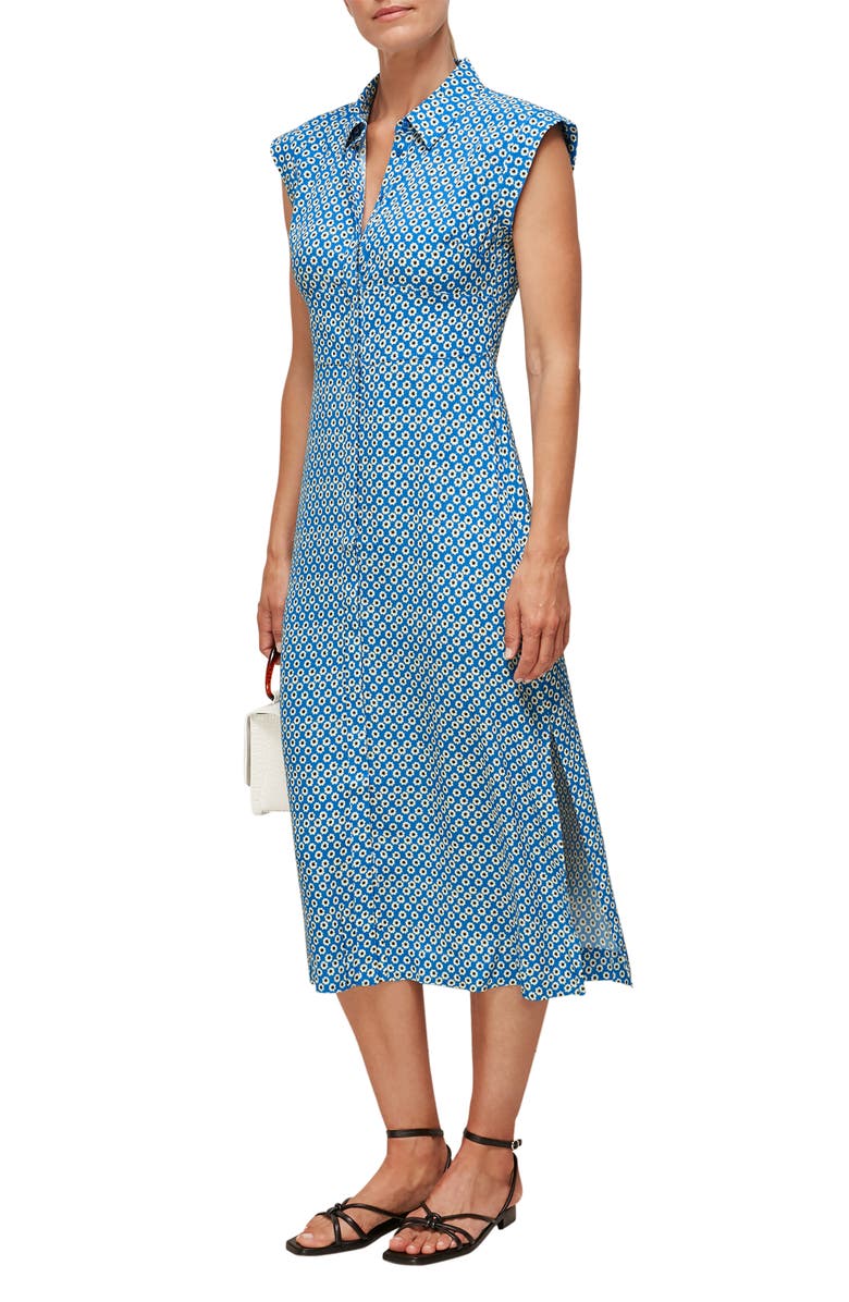 Whistles Astrix Floral Midi Dress, Main, color, 
