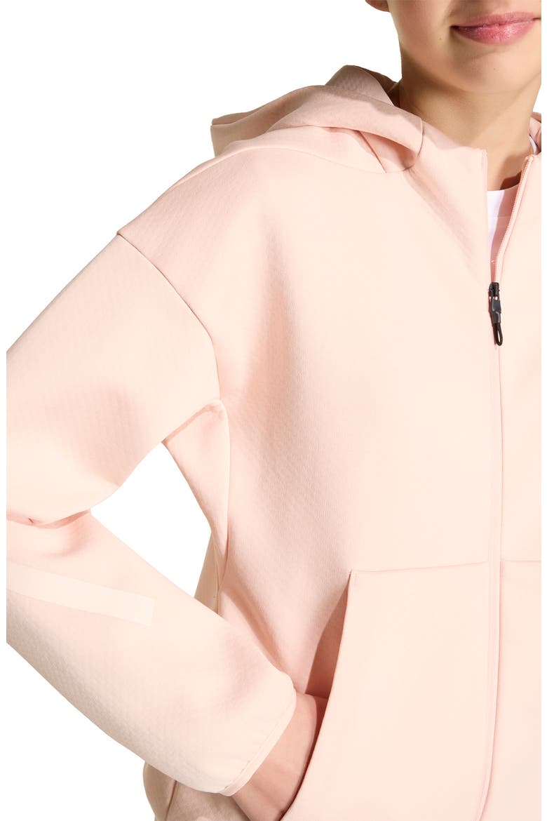 Kids' Z.N.E. Zip Hoodie, Alternate, color, BLUSH PINK/ PINK TINT