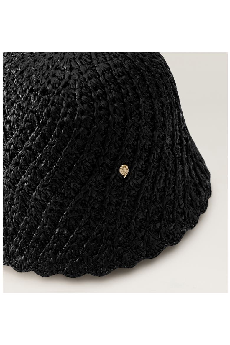 Rio Raffia Cloche, Alternate, color, CHARCOAL