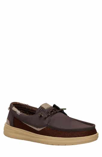 Hey Dude Welsh Grip Craft Leather Slip-On