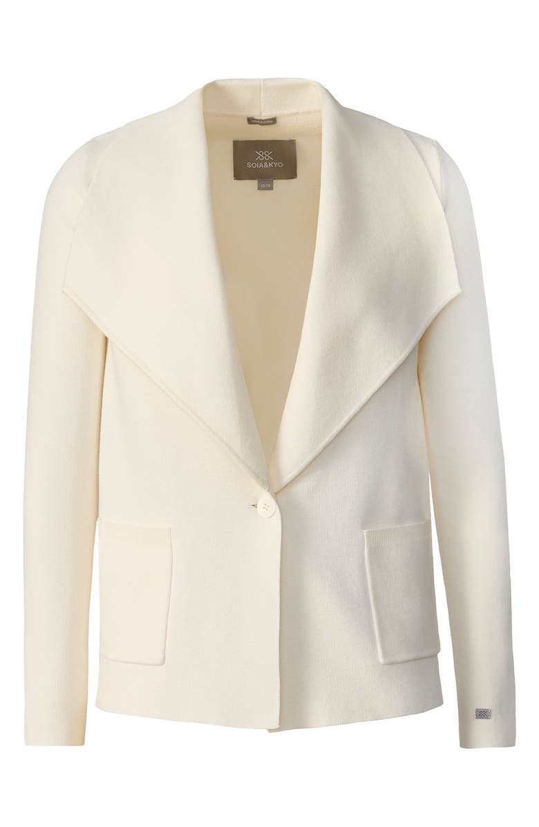 Soia & Kyo Ioni Shawl Collar Jacket, Alternate, color, Powder