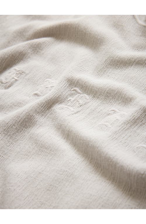 John Varvatos Freedom Raw Edge T-shirt In Salt