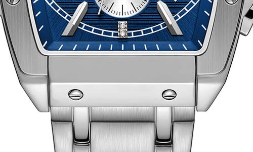 Jbw Men's Echelon Diamond Gold-plated Stainless-steel Watch In Stainless Steel