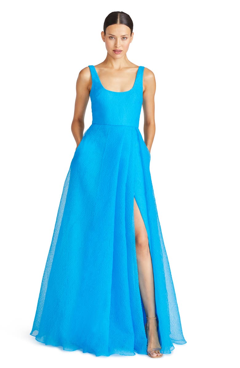 ML Monique Lhuillier Clara Organza Ballgown, Alternate, color, 