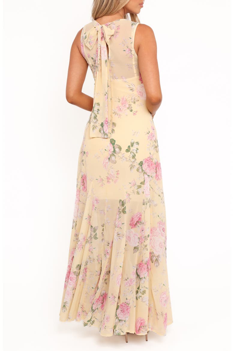 Keani Maxi Dress, Alternate, color, YELLOW FLORAL