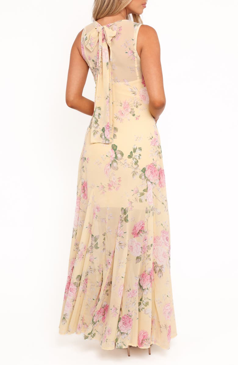 Petal & Pup Keani Maxi Dress, Alternate, color, Yellow Floral
