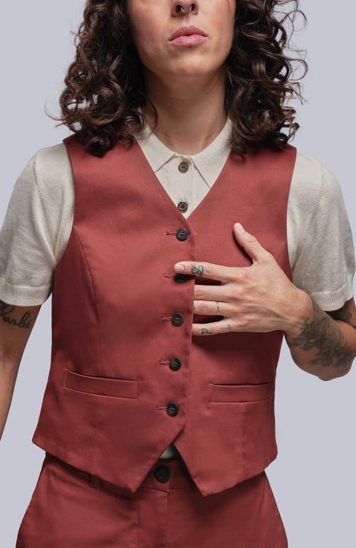 Wildfang The Essential Vest In Red