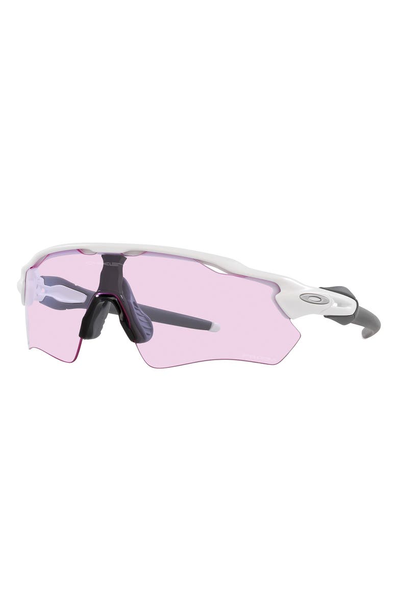 Oakley Radar<sup>®</sup> EV Path<sup>®</sup> 38mm Prizm<sup>™</sup> Wrap Shield Sunglasses, Alternate, color, White