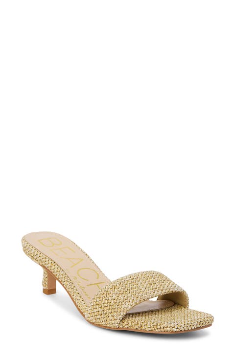 Capricorn Kitten Heel Slide Sandal (Women)