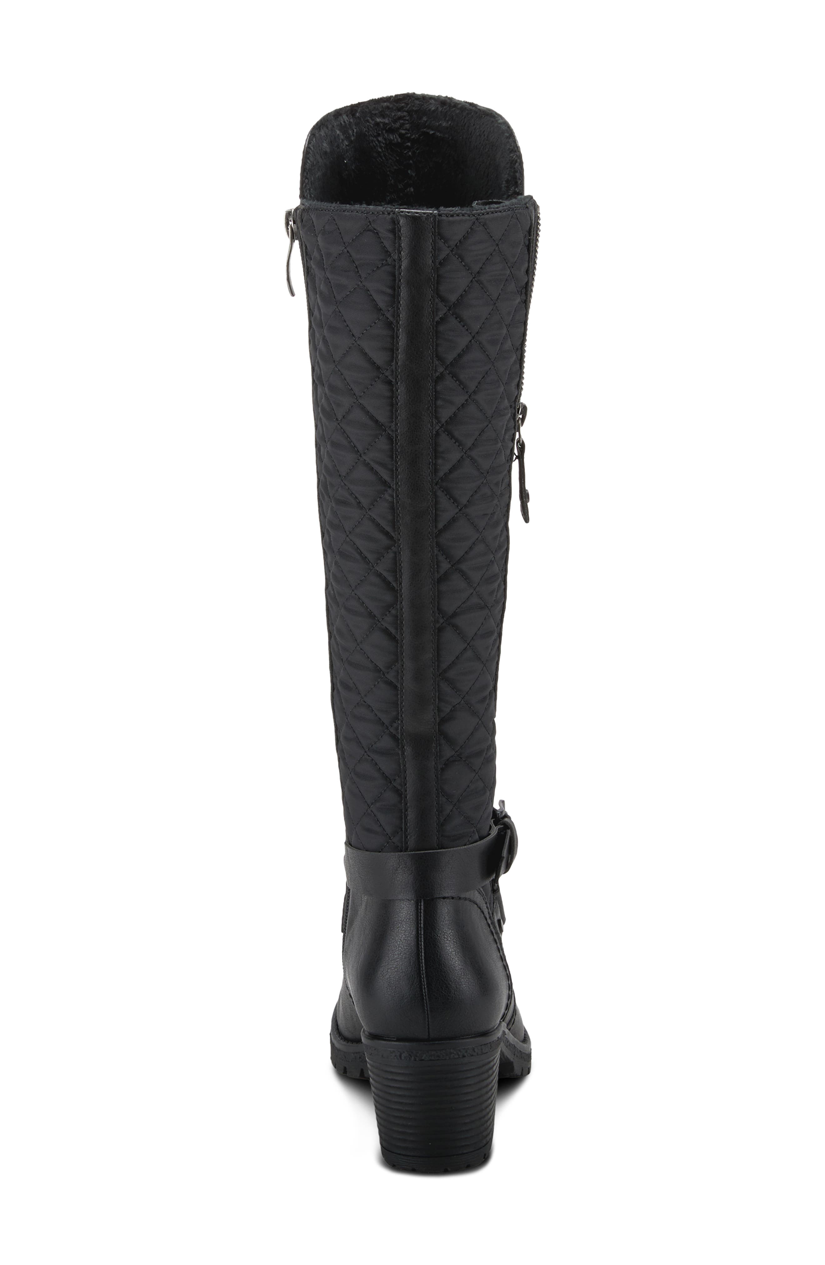 Spring Step Selela Water Resistant Faux Fur Lined Knee High Boot, Alternate, color, 
