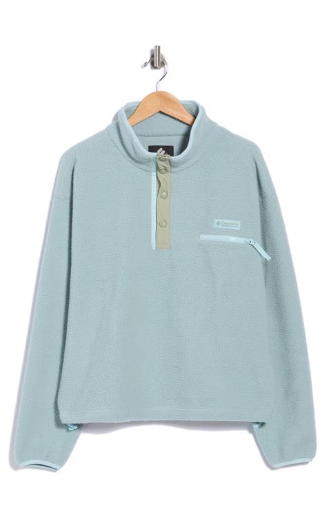 Helvetia II Cropped Half Snap High-Pile Fleece Pullover