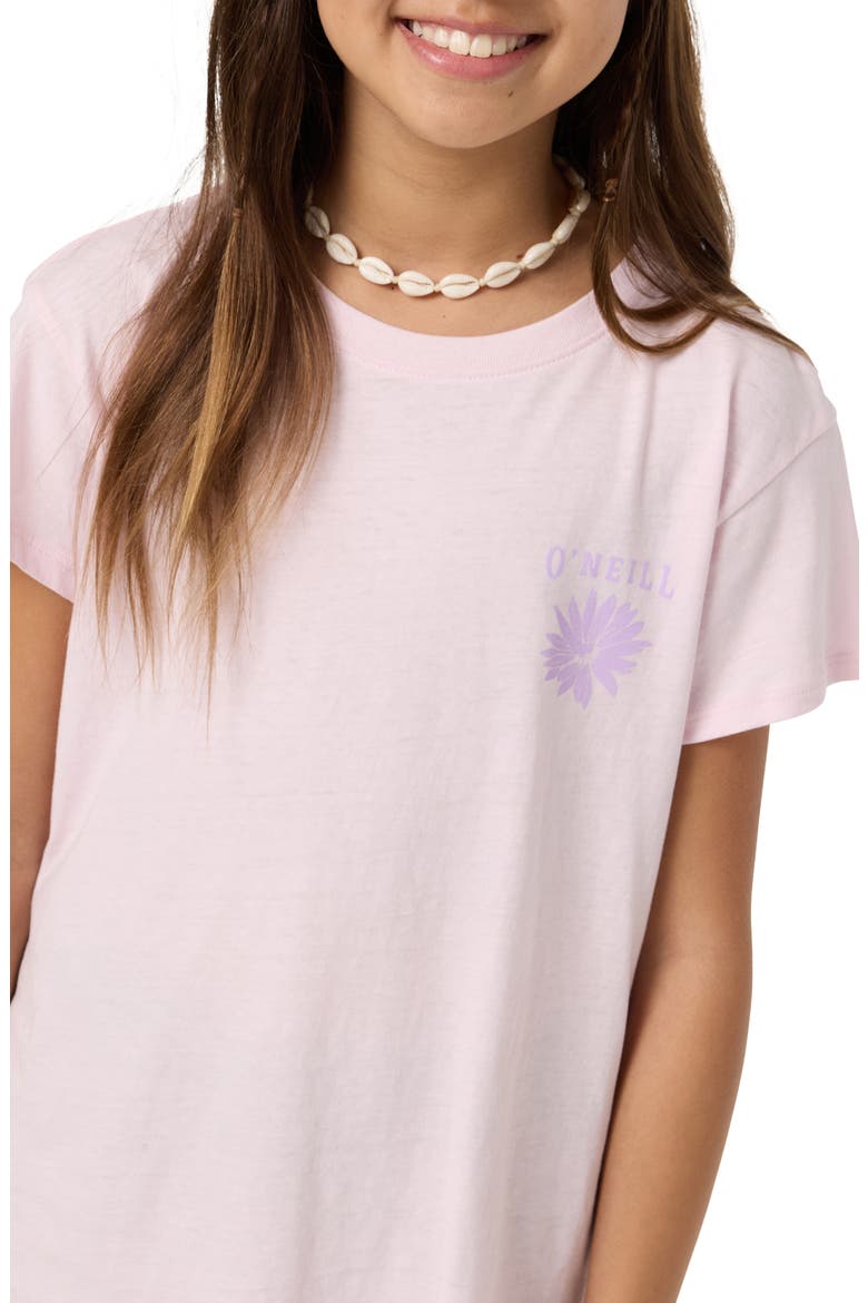 Kids' Heritage Daisy Oversize Graphic T-Shirt, Alternate, color, PINK