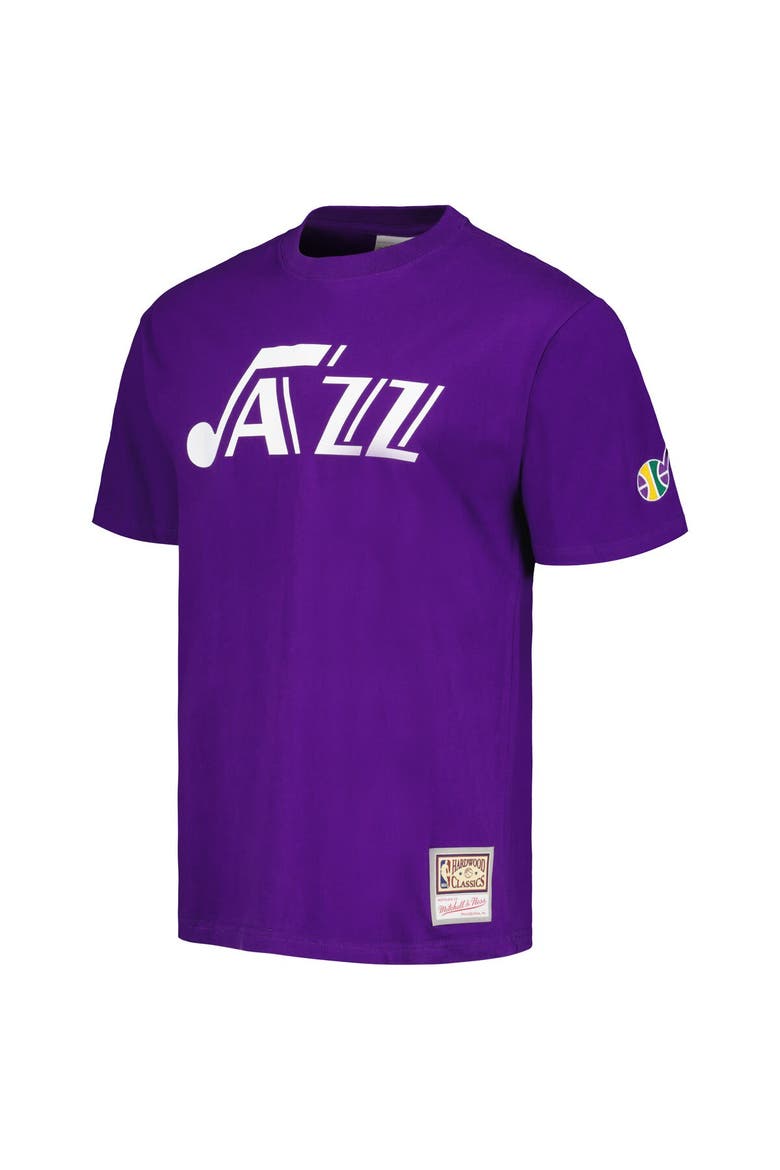 Men's Mitchell & Ness Purple Utah Jazz Hardwood Classics Nights Premium T-Shirt, Alternate, color, Purple