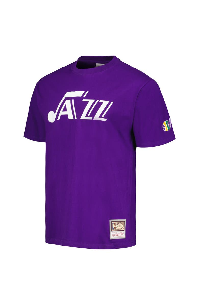 Mitchell & Ness Men's Mitchell & Ness Purple Utah Jazz Hardwood Classics Nights Premium T-Shirt, Alternate, color,