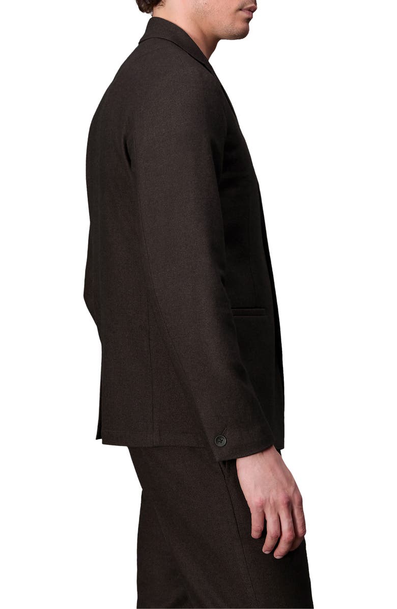 rag & bone Achilles Flannel Blazer, Alternate, color, Brown