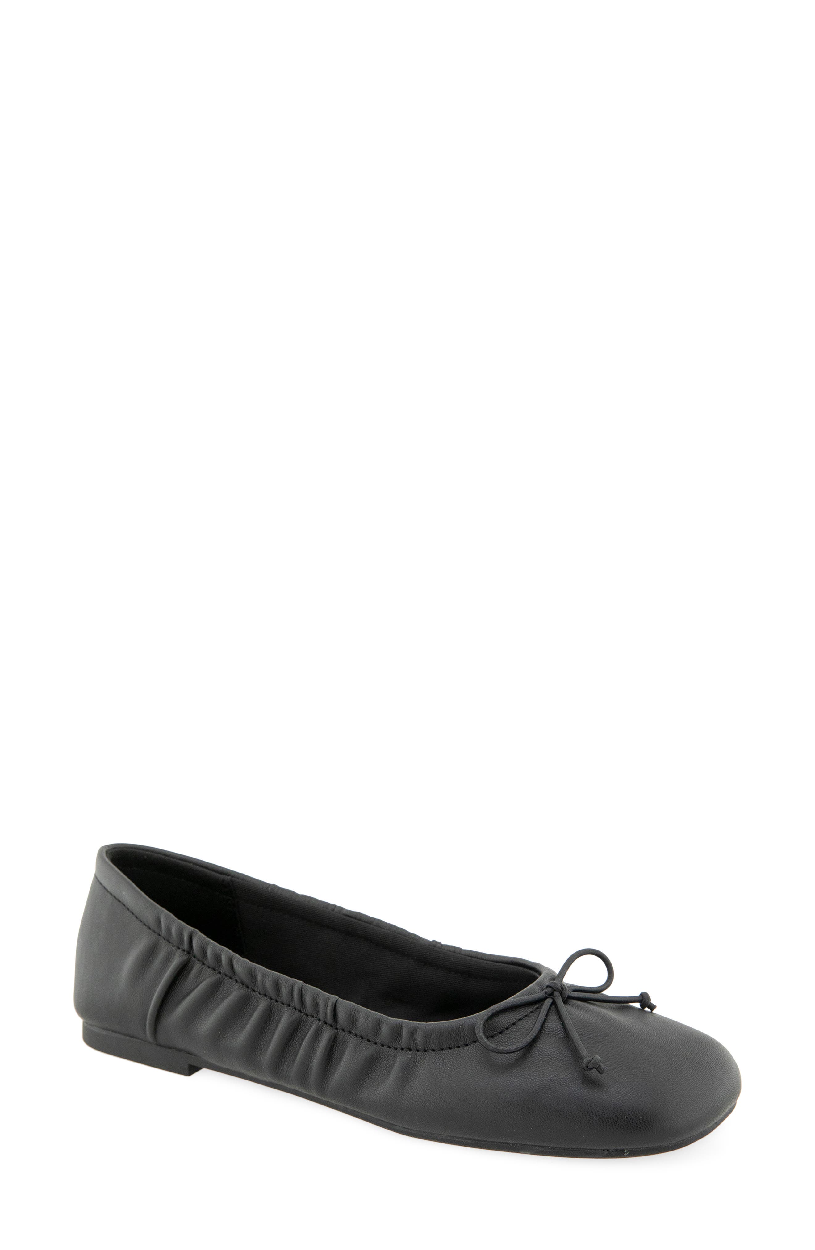 Ringo Faux Leather Ballet Flat