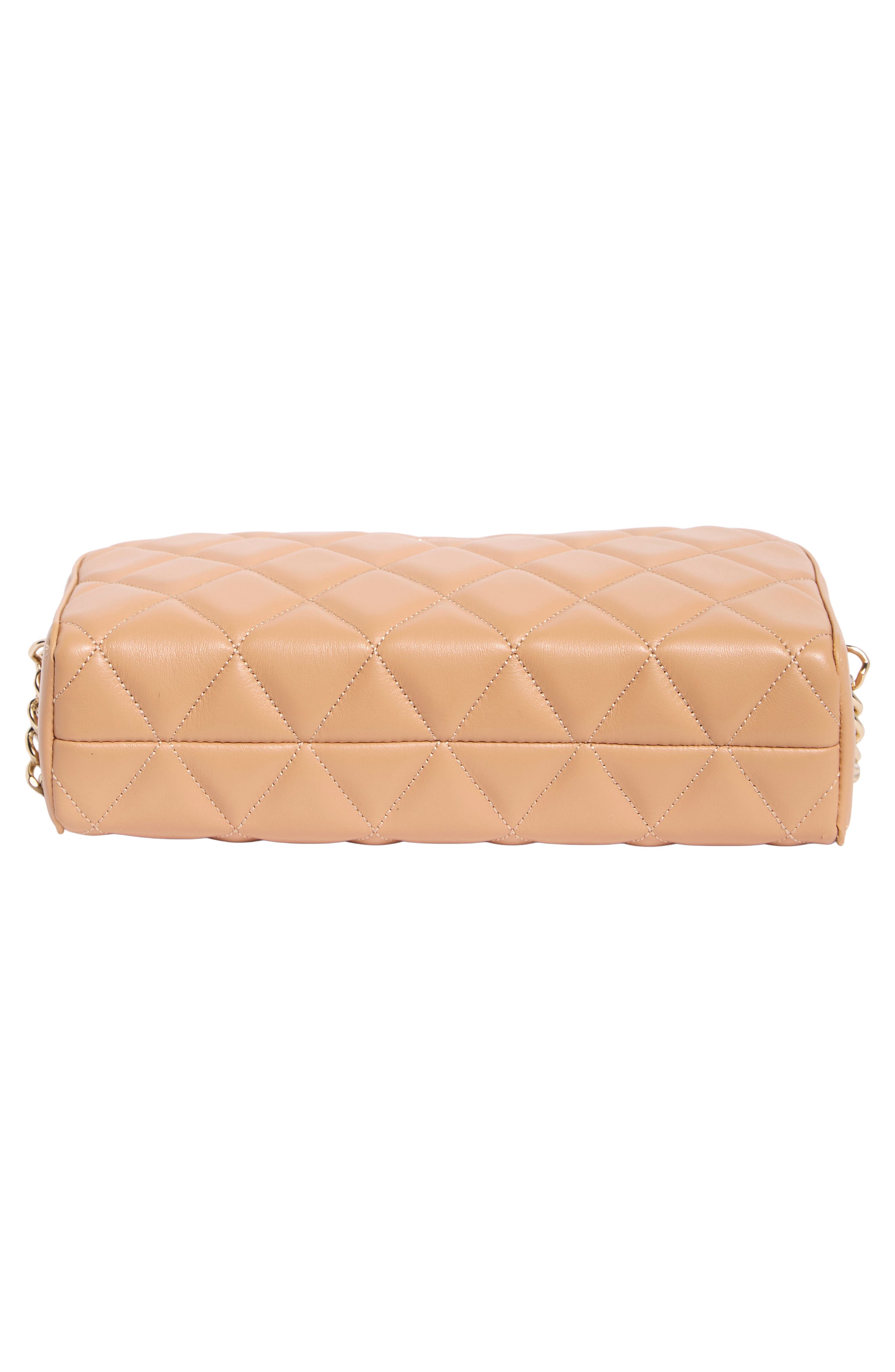 carey quilted leather crossbody bag, Alternate, color, TIRAMISU MOUSSE