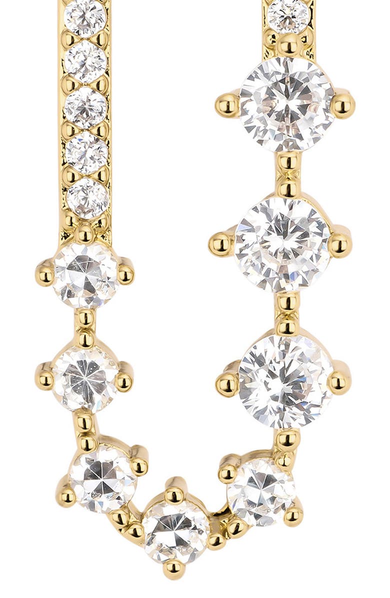 ATHRA LUXE The Muse Cascade Hoop Earrings, Alternate, color, 