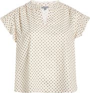 Wit & Wisdom Flutter Sleeve Top