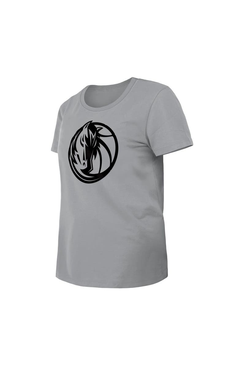 New Era Women's New Era Gray Dallas Mavericks 2023/24 City Edition T-Shirt, Alternate, color, 