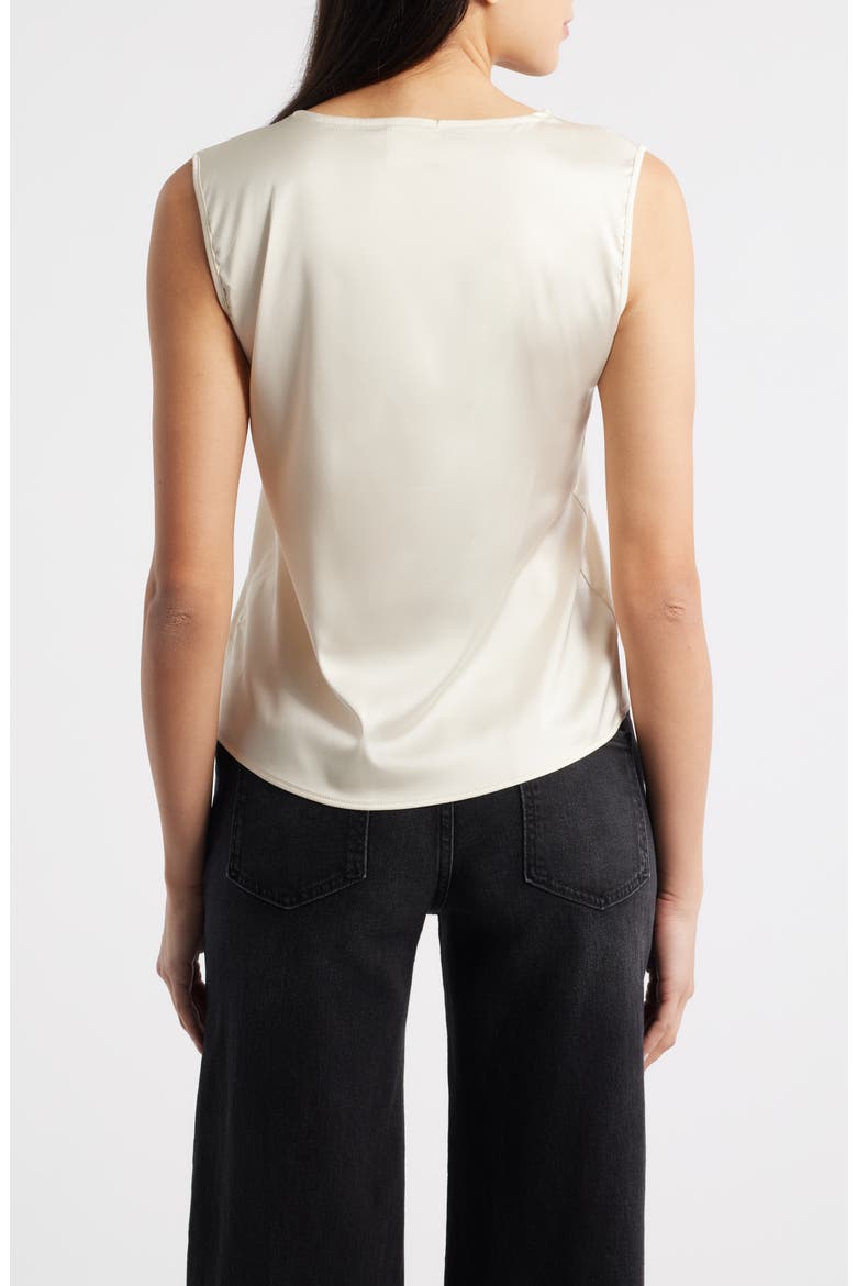 Camille Sleeveless Floral Appliqué Top, Alternate, color, CREAM