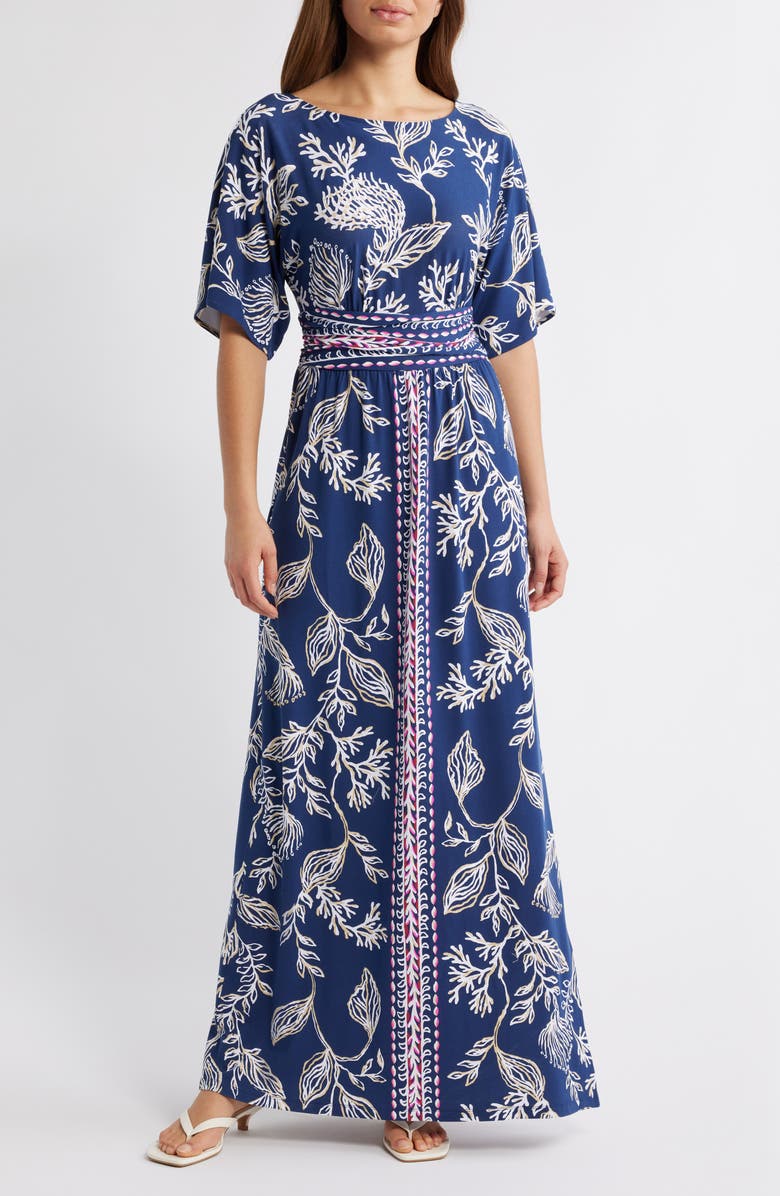 Lilly Pulitzer<sup>®</sup> Parigi Boat Neck Maxi Dress, Main, color,
