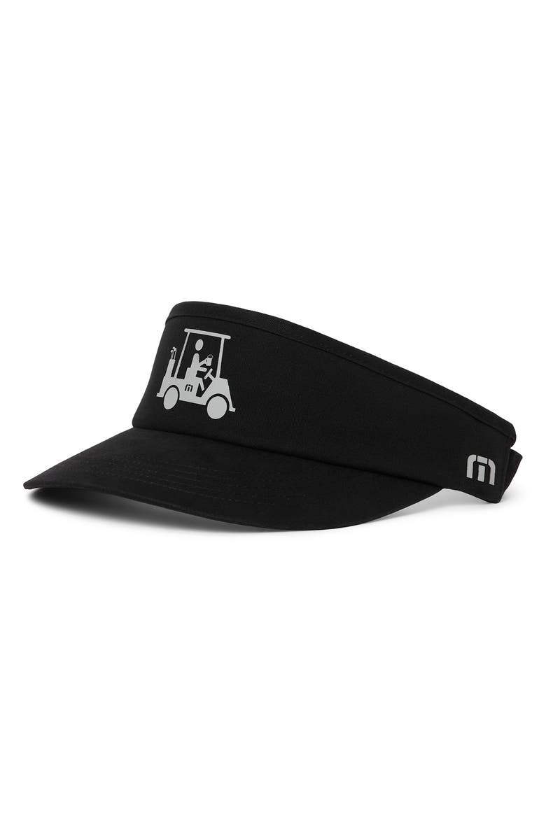 TravisMathew Mapes Golf Visor, Main, color, Black