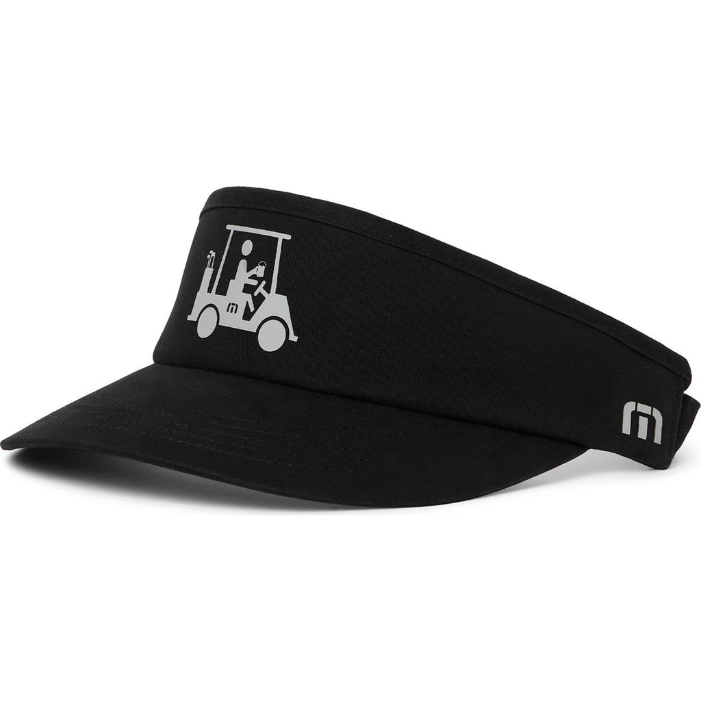 Travismathew Mapes Golf Visor In Black