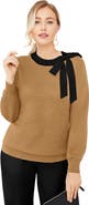 Jessica London Tie-Neck Sweater