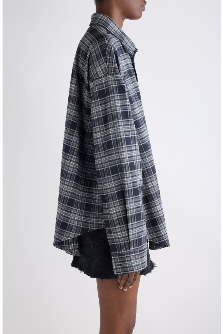 Regular Fit Plaid Button-Up Shirt, Alternate, color, 1240 GREY