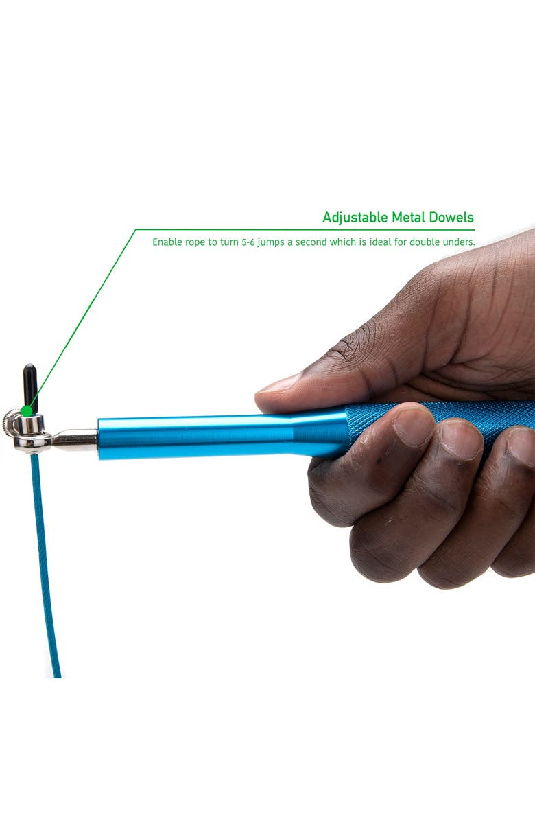 MIND READER Adjustable Rapid Speed Jumping Rope, Main, color, 