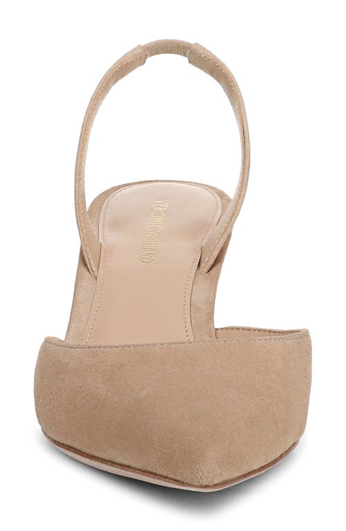 Veronica Beard Caroline Slingback Pointed Toe Kitten Heel Pump
