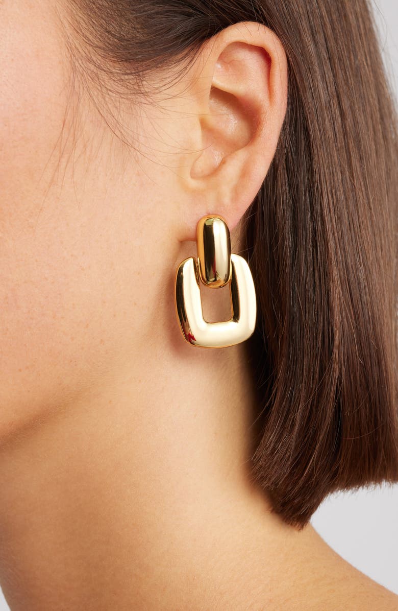 FRASIER STERLING Elaine Door Knocker Earrings, Alternate, color, 