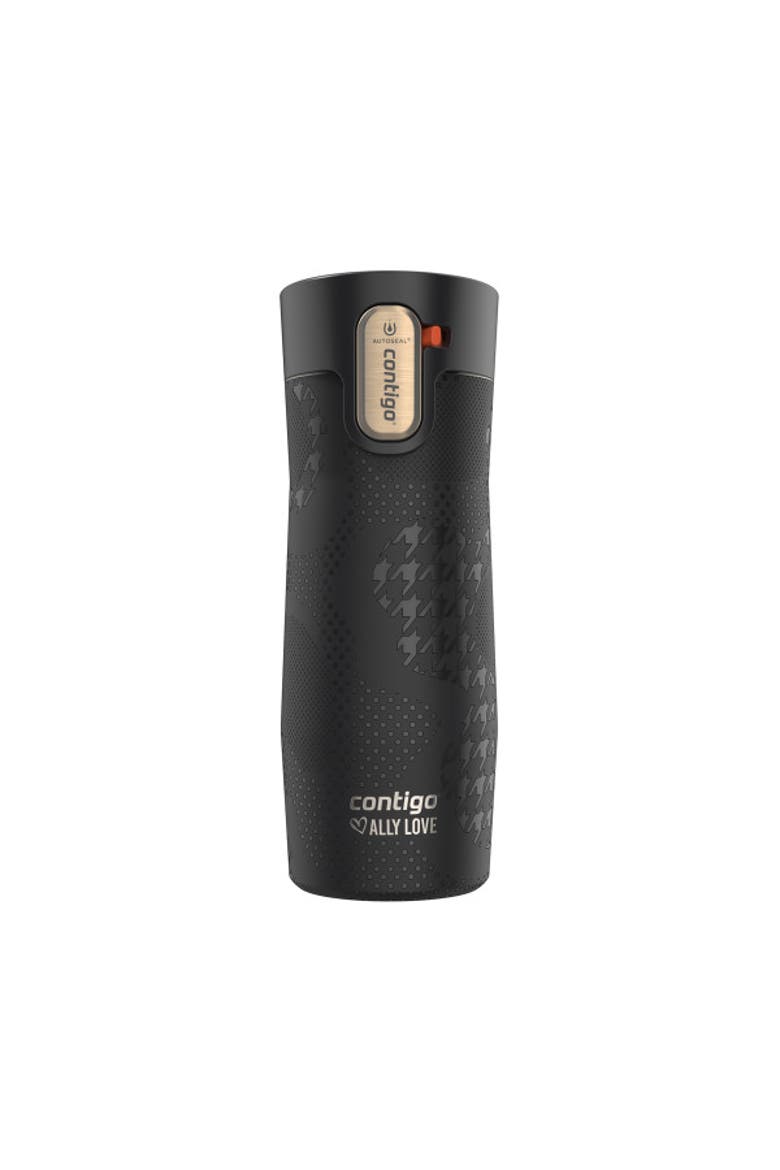Autoseal West Loop Vacuum-Insulated Stainless Steel Travel Mug, Main, color, Licorice