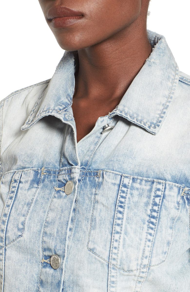 BLANKNYC Crop Denim Jacket, Alternate, color, 