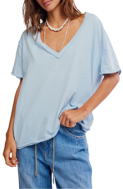Nina V-Neck Cotton T-Shirt