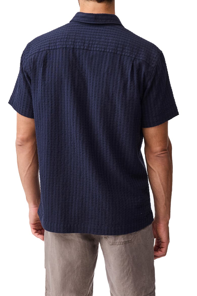 Mystery Creek Weekend Fit Short Sleeve Button-Up Shirt, Alternate, color, MIDNIGHT