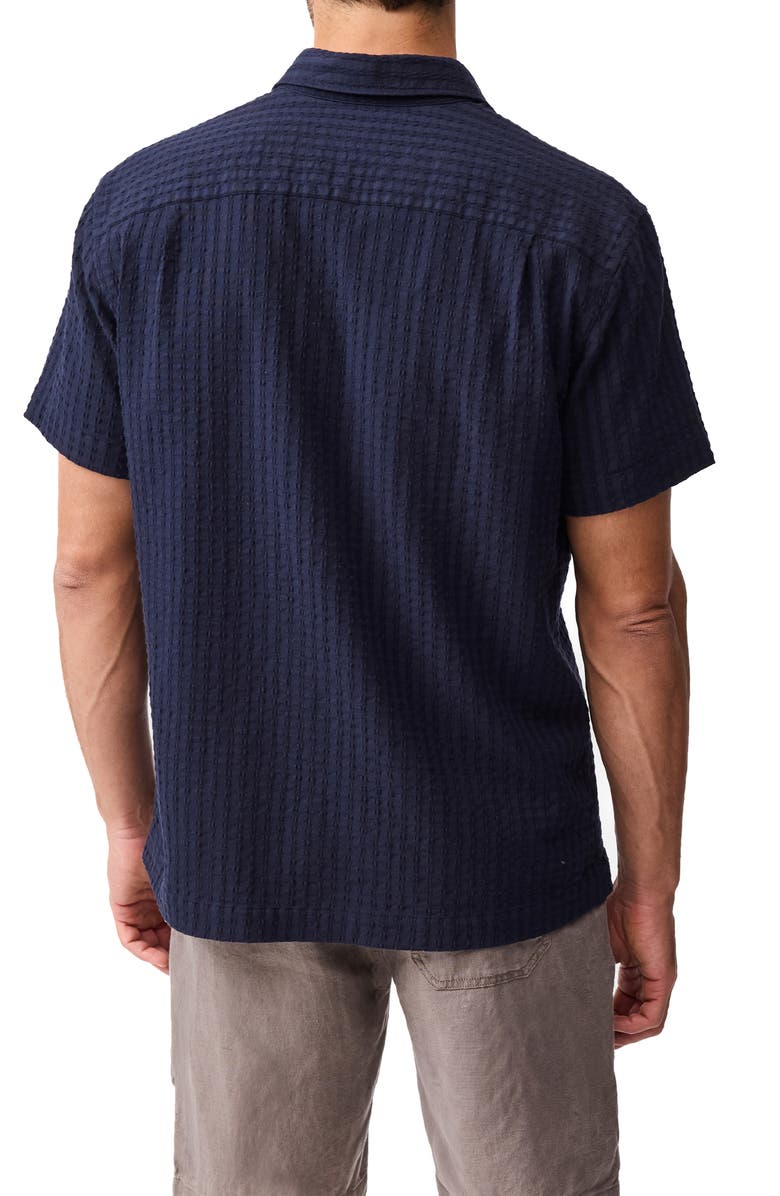 Rodd & Gunn Mystery Creek Weekend Fit Short Sleeve Button-Up Shirt, Alternate, color, Midnight