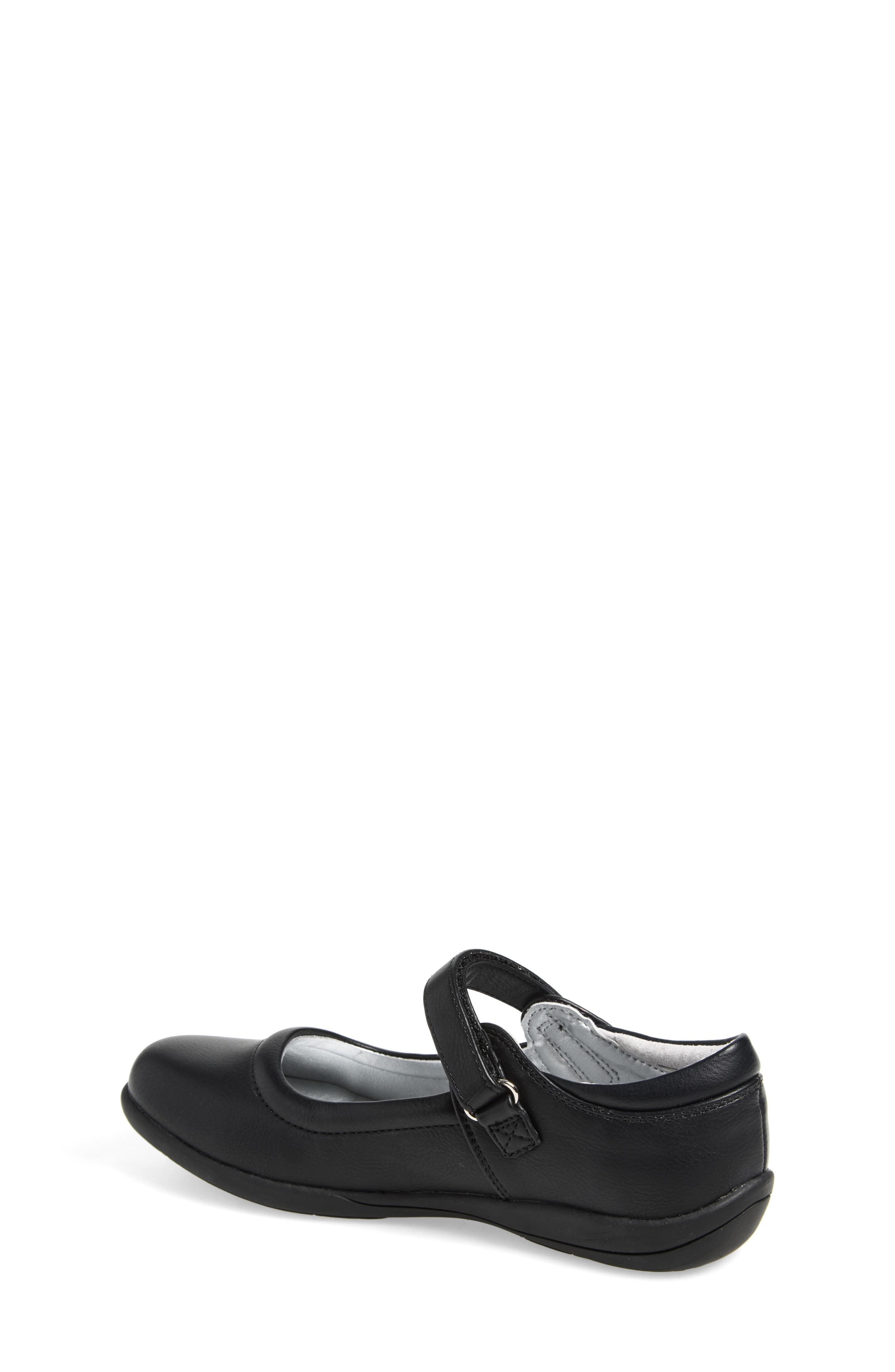Kids' Dallas Flat, Alternate, color, BLACK TUMBLED