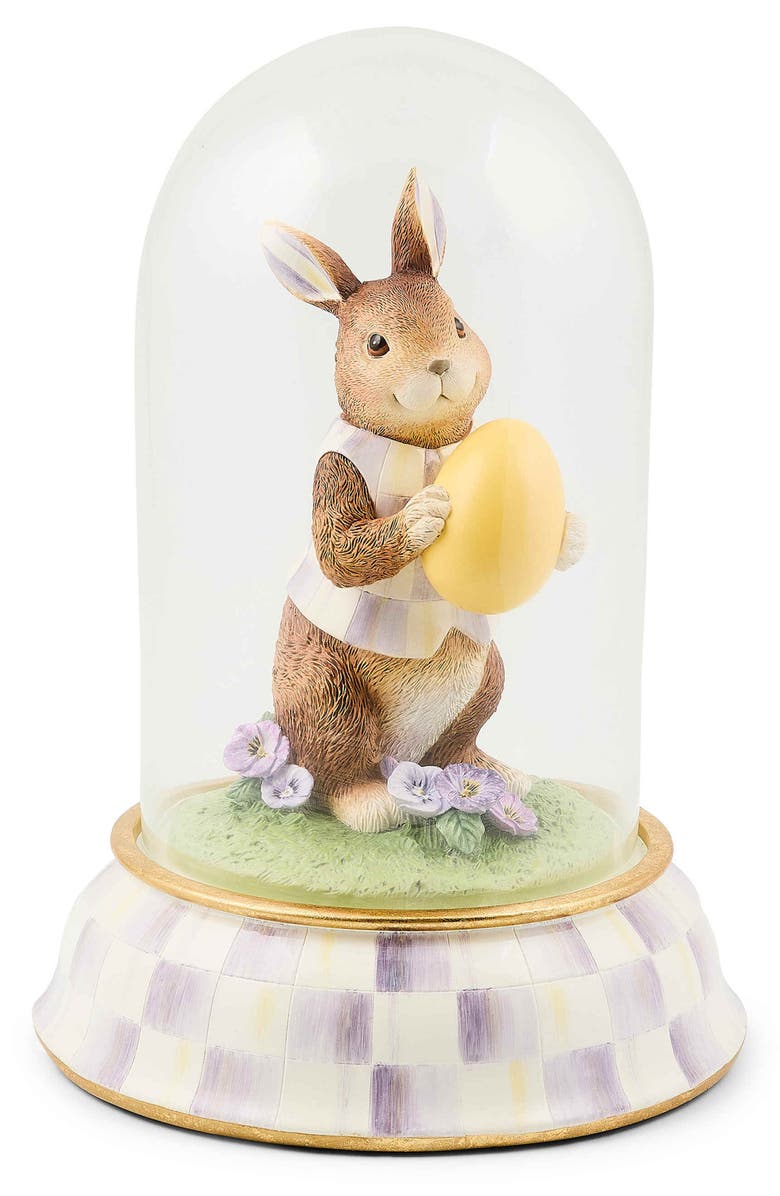 MACKENZIE CHILDS Pansy Party Bunny Cloche, Main, color, Purple