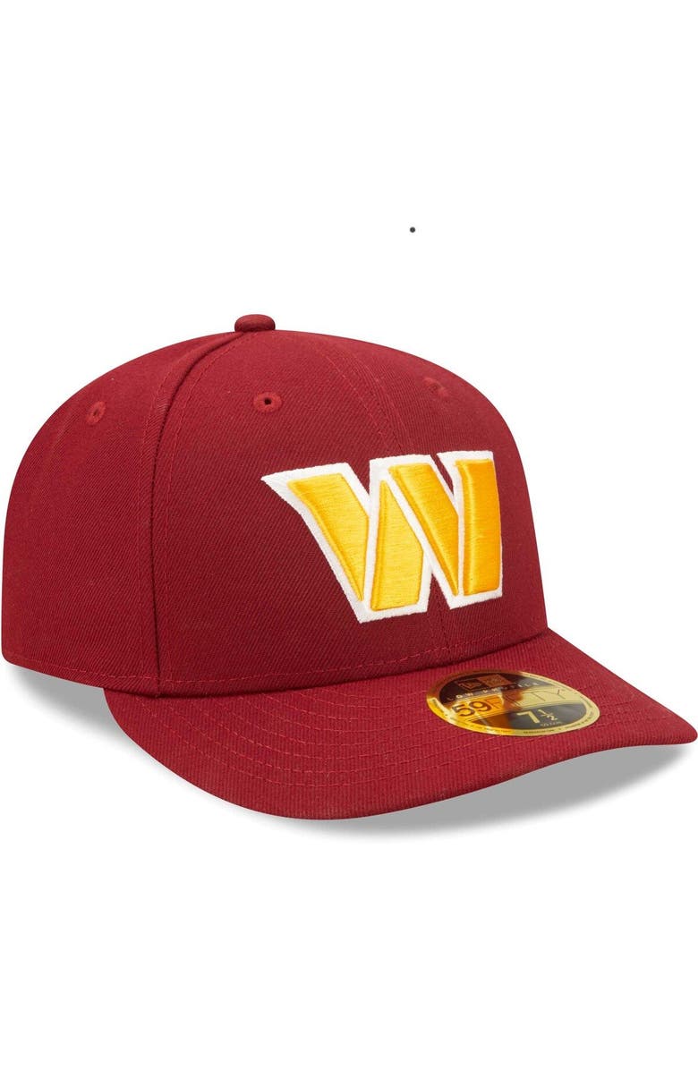 New Era Men's New Era Burgundy Washington Commanders Omaha Low Profile 59FIFTY Fitted Hat, Alternate, color, 