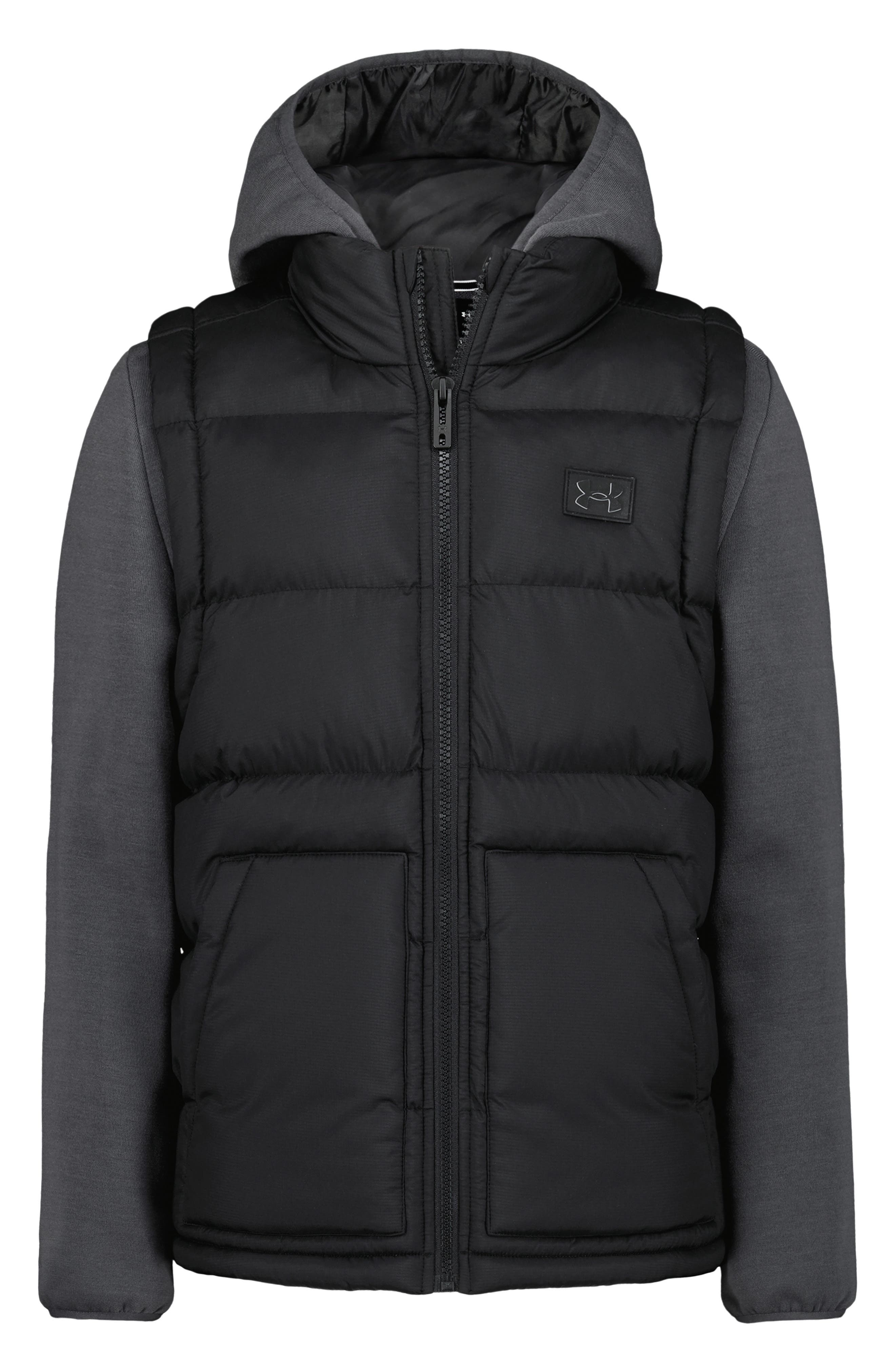 Kids' Water Repellent Mixed Media Jacket