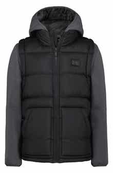 Kids' Water Repellent Mixed Media Jacket