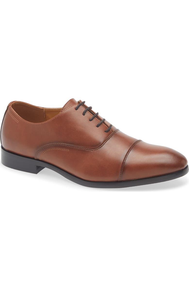 Abound Harry Cap Toe Derby, Main, color, Brown Patina