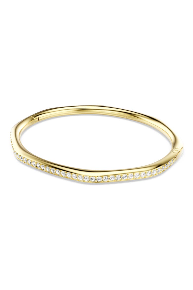 Dextera Crystal Bangle, Alternate, color, GOLD
