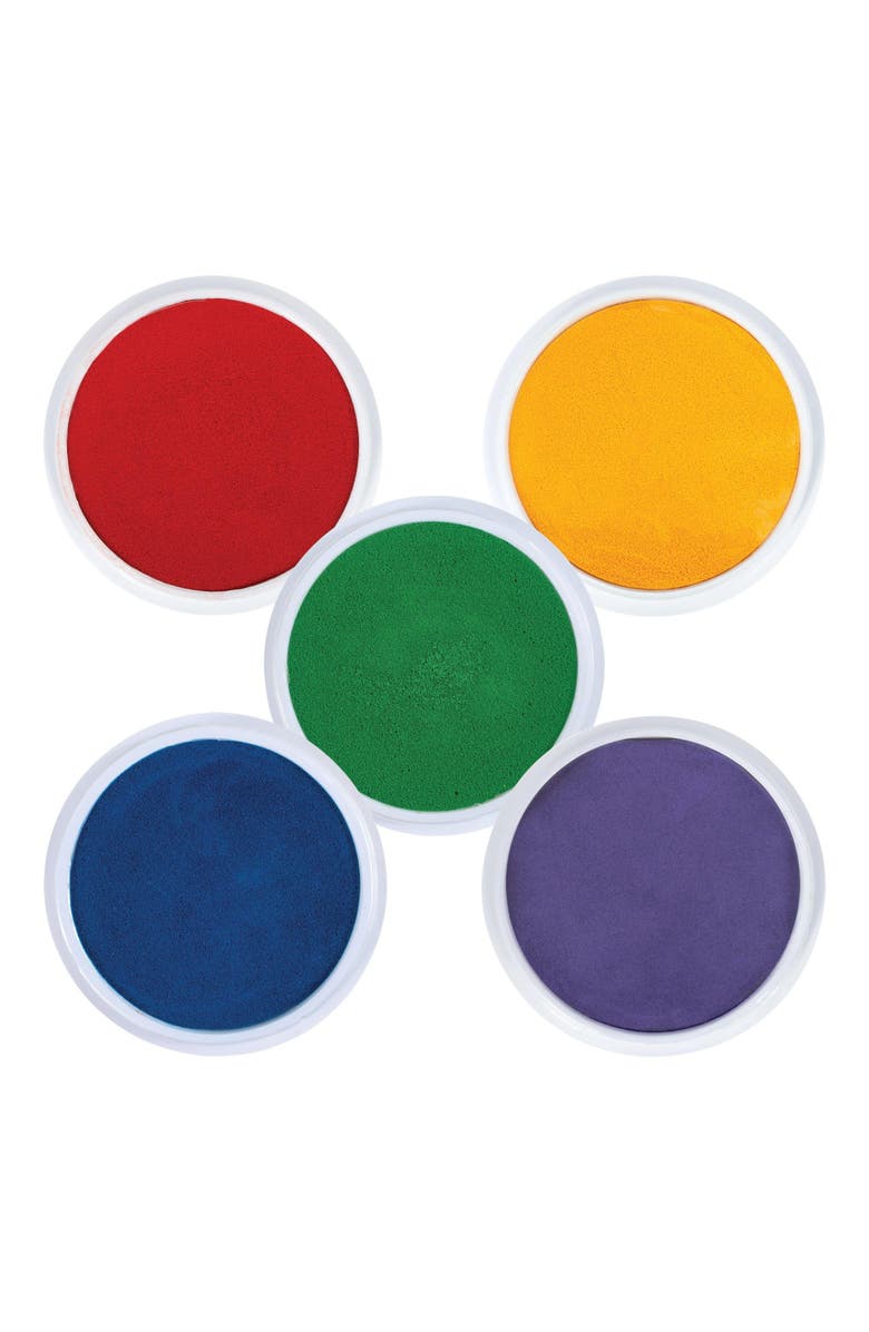 Kaplan Early Learning Company Jumbo Stamp Pads - Set of 5, Main, color, 